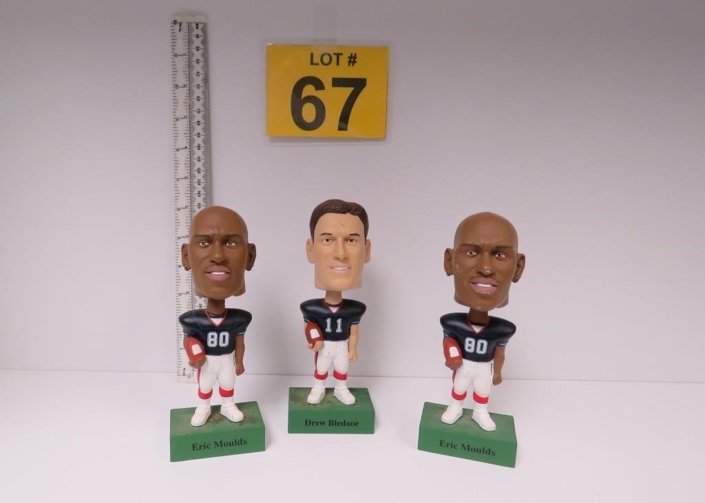 Drew Bledsoe - Eric Moulds Bobbleheads 7" Tall