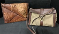 Alligator Handbag & Other Vintage Bag.