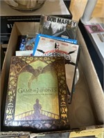 GAMES OF THRONES DVD / BOB MARLEY CD AND MORE