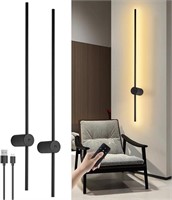 Led Wall Sconce Set Of Two, Usb Rechargeable