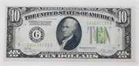 $10 1928-B Federal Reserve Note - Nice Bright