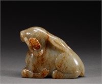 The jade rabbit in Hotan, Qing Dynasty