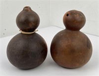 Pair of Antique Chinese Water Gourds