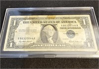 1957 Silver Certificate, in secure case