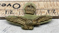 WWII RAF Royal Air Force Officers Side Cap Badge.