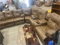 SECTIONAL SOFA W RECLINING ENDS
