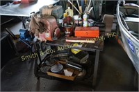 ROLLING METAL SHOP BENCH