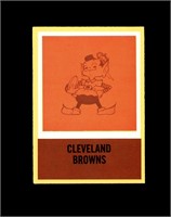 1967 Philadelphia #48 Cleveland Browns EX to EX-MT