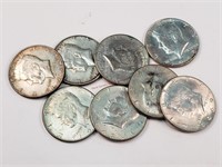 5- 1968 & 3-1969 Kennedy Half Dollars