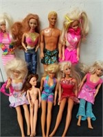 Group of Barbies