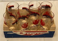 8 pcs. 1982 Knoxville World's Fair Wendy's Glasses