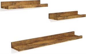 Floating Shelves Wall Mounted Set of 3, 24 Inch