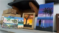 Tropical Paintings on Canvas