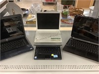 Assorted laptops. Electronics
