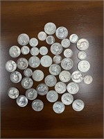 90% Silver Quarters and Dimes Variety LOT