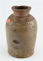 Wm. Hare, Wilmington, DE 19th Century Stoneware