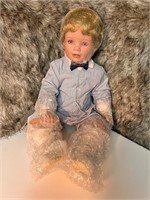 The Little Gentlemen Porcelain Doll w/box