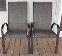 Pair of Matching Outdoor Patio Chairs