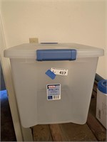 50qt Plastic Storage Tote