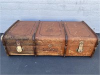 Antique Large Wooden Truck/Chest