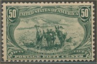 USA #291 MINT FINE-VF H