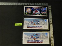 NHL Hockey Envelopes, 2001, Avalanche and All Star