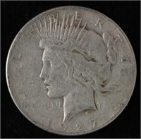 1927-S Peace Dollar