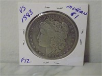 1883 USA Morgan Silver Dollar