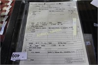 1960'S POLICE TRAFFIC ACCIDENT REPORT