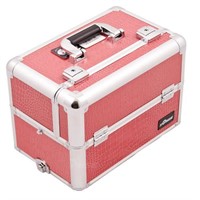 Sunrise Aluminum Cosmetic Makeup Case,