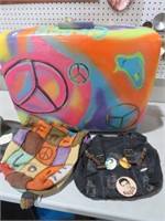 HIPPIE SUIT CASE, HOBO BAG & ELVIS BAG