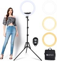 Ring Light with Tripod Stand Yesker 14 Inch LED