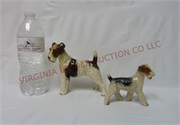 Vintage Scottish Terrier Dog Figurines ~ Lot of 2