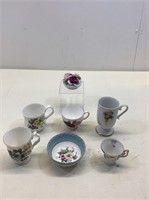 Collection of vintage cups etc.