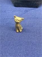 Miniature brass Cat