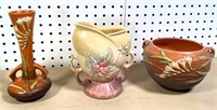 Roseville & Hull Pottery- VG condition