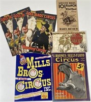 COLLECTION OF CIRCUS PRINTED MATERIALS