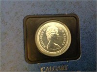 1975 Calgary Centennial Canadian Silver Dollar