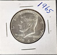 1965 Kennedy Half Dollar (40% Silver)