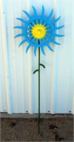 Iron Flower Yard Art - Oasis Blue