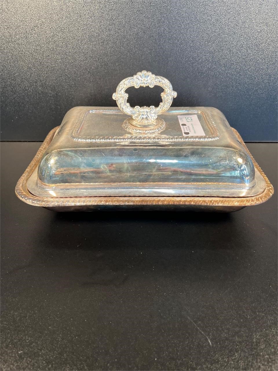 Covered Silver Plated Casserole Dish