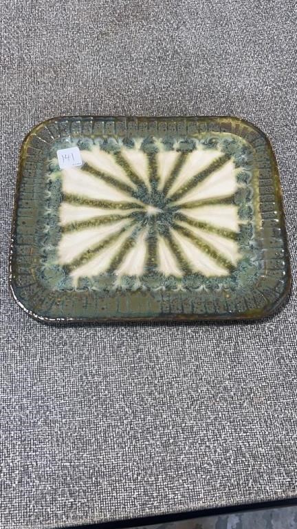 2002 Good Earth Pottery Rectangle Tray