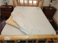 Queen mattress, box spring & heated pad