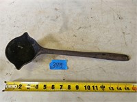 Vintage cast iron ladle