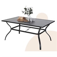 Phi Villa Rectangle Outdoor Dining Table 38-in W