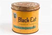 VINTAGE BLACK CAT CIGARETTE TOBACCO CAN