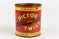 PICTOU TWIST CHEWING TOBACCO CAN