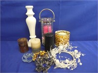 Lot Of Candle Holders & Accessories