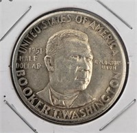 1951 Booker T.  Washington 1/2 Dollar