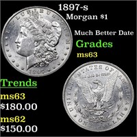 1897-s Morgan $1 Grades Select Unc